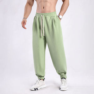 Pantalons pour hommes lavés, de haute qualité, élastiques, pantalons de fitness, pantalons de sport amples, pantalons de survêtement à revers, pantalons de course, de gym, d'exercice, de jogging - Product Image 6