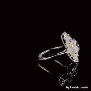 แหวนเพชรธรรมชาติหรูหราคุณภาพระดับพรีเมี่ยมสำหรับงานหมั้นและเหตุการณ์สำคัญโรแมนติก - Product Image 5