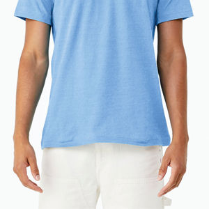 Airlume-Camiseta de manga corta Unisex, Camiseta de algodón peinado y anillo, 52% poliéster, 32, 48% oz, brezo, azul, CVC, 4,2 - Product Image 6