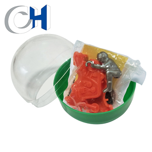 Cápsula de plástico azul transparente creativa, cápsula sorpresa PP, gran oferta - Product Image 5