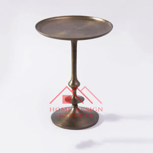 Silver Finished Metal Home Decor Furniture 2025 best Selling Handmade Metal Side <b>Table</b> furniture - Product Image 2