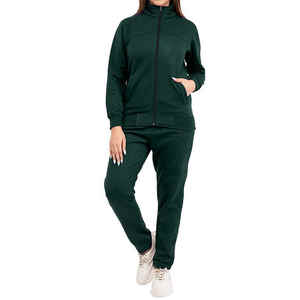 Conjunto Deportivo de Invierno para Mujer, 100% Algodón, Corte Ajustado, 2 Piezas, Venta al Por Mayor - Product Image 1