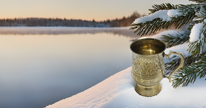 Verres à bière Moscow Mule classiques de 18 oz avec poignée en laiton pur Chope en verre doré avec un look de luxe unique pour les cadeaux d'eau - Product Image 4