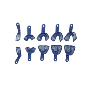 ชุดถาดพิมพ์ฟันสเตนเลสสตีลสีเงิน พรีเมี่ยม เวิลด์ พรีซิชั่น เซอร์เจอร์คัล แมนนวล ได้รับการรับรองมาตรฐาน CE สำหรับฟันบนและฟันล่าง รับประกัน 3 ปี - Product Image 6