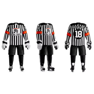 Uniforme de hockey sur glace à chaud qualité supérieure meilleur matériau 100% polyester personnalisé fait votre propre uniforme de hockey sur glace de conception - Product Image 5