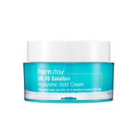 SOLUTION DR-V8 FARMSTAY CRÈME À L'ACIDE HYALURONIQUE-CPNP Fabriqué en Corée-Blanchissant Anti-rides Anti-âge Hydratant Raffermissant
