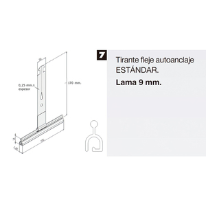 Tirante per Persiana Autoperforante Standard 117 - Product Image 2