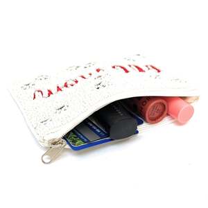 Dog Mom Handmade Eco-Friendly Lightweight Seed <b>Bead</b> Zipper Clutch <b>Large</b> Capacity Soft Trendy Evening Party Gift for Women - Product Image 4