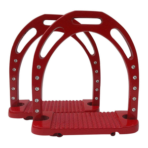 Étriers d'équitation de haute qualité pour la sécurité à cheval, design antidérapant, protection de la cheville, durables, diverses couleurs, équipement - Product Image 1