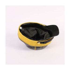 Kepi หมวกจากสถาบันการศึกษาของฝรั่งเศส kepi สำหรับผู้ชายกระดุมแบบหนีบสายรัดคางผู้ผลิตหมวกสีกากีสีแดงสีดำสีขาว - Product Image 5