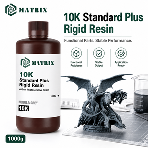 เรซิ่นสำหรับเครื่องพิมพ์ 3 มิติความละเอียดสูง 10K สำหรับเครื่อง LCD 405nm ที่มีพื้นผิวเรียบเนียนและรายละเอียดคมชัด - Product Image 1