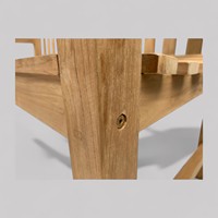 Banco Clásico Indonesio de Madera de Teca Sólida de 150 cm, Diseño Moderno Artesanal Natural, Muebles de Exterior para Jardín, Dormitorio y Exteriores