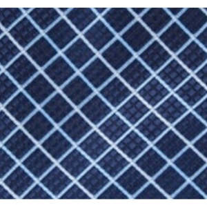 Cravatta da Uomo Perris Ellis Elmdale con Stampa Floreale Blu Taglia Unica Ascot Formale Moda Logo Personalizzato in Seta Poliestere Lana Design a Quadri - Product Image 2