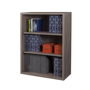 Librería Disegno de 3 compartimentos, 36x82xh112 cm, Roble - Product Image 1