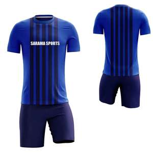 ชุดเสื้อฟุตบอลและกางเกงขาสั้นคุณภาพสูง ชุดทีมแบบกำหนดเอง วัสดุแห้งเร็ว ชุดกีฬา ผู้ผลิต OEM ปากีสถาน - Product Image 1