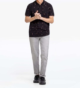 Polos de punto de Golf transpirables para hombre de estilo de tendencia 2025, OEM sublimado en todos los colores de alta calidad, estampado corto personalizable - Product Image 6