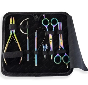 ชุดเครื่องมือต่อผมระดับมืออาชีพพร้อมโลโก้สั่งทำ คุณภาพพรีเมียม ทำจากสแตนเลส พร้อมที่หนีบเทป บรรจุภัณฑ์และสีที่กำหนดเองได้ - Product Image 3