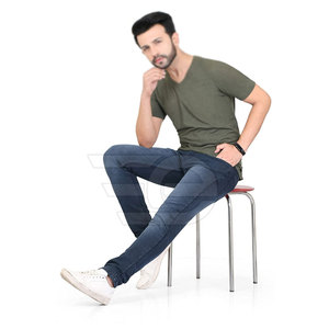 Pantalones Vaqueros para Hombre, Corte Recto, Ajustados, Duraderos, Cómodos, Estilo Informal para el Día a Día - Product Image 4