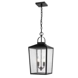 Cao Cấp Màu Đen Kết Thúc Kim Loại Sắt Treo Đèn Lồng Đèn Thiết Kế Cổ Điển Trong Nhà Đèn Lồng Sét Nhà Hàng Trang Trí Nội Thất Đèn - Product Image 3