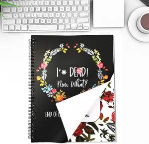 Diario di gratitudine in lino con copertina rigida personalizzata che stampa diario di consapevolezza con pagine guidate non datate - Product Image 2