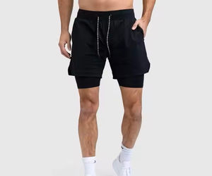 Casual Waterproof Polyester Lightweight Tracksuit <b>Men</b> Windbreaker <b>Sweat</b> Suits Track Suit Set Nylon Tracksuit with <b>Shorts</b> - Product Image 1