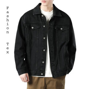 Vente en gros de vêtements de haute qualité pour hommes, veste en jean personnalisée, vestes d'hiver, veste en jean vintage délavée pour hommes - Product Image 5