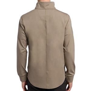 Top Trending Winter Men's Plaid Zipper Hoodie Sudaderas 100% Cotton Fleece Oversized Premium Gym Golf Apparel Casual Style OEM - Product Image 3