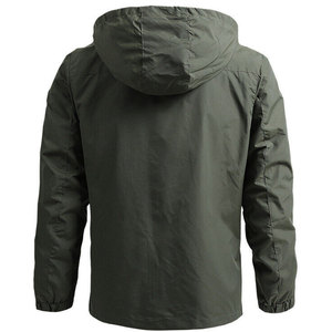 Vestes de pluie d'extérieur coupe-vent respirantes pour hommes de qualité supérieure Vestes de pluie décontractées chaudes de conception personnalisée de haute qualité - Product Image 2