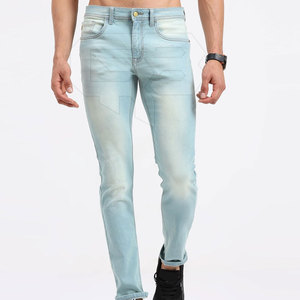 Custom Men's Slim Fit <b>Jeans</b> Pants Top Fashion Casual Cotton Straight Style Hip Hop Feature Made in Pakistan - Product Image 1