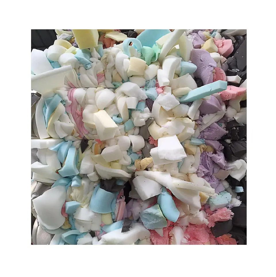 Top Quality Pure recycled furniture foam waste PU foam scrap in bales For Sale At Cheapest Wholesale Price