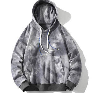 Vente en gros de sweat à capuche pour homme surdimensionné en coton vintage lavé à l'acide avec logo personnalisé écologique - Product Image 3