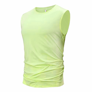 OEM <b>Men's</b> Bleach Wash O-Neck <b>Tank</b> <b>Top</b> High Quality 100% Cotton Vintage Style Streetwear <b>for</b> Summer Gym Fitness Casual Wear - Product Image 3