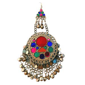 Wholesale Price Hand Crafted Fashion Jewelry Earrings for Women New Fashion Old <b>Vintage</b> Afghan Kuchi Tribal Earrings Jewelry Set - Product Image 3