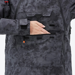 Chaqueta de invierno para mujer con logotipo personalizado, equipo de esquí y snowboard con capucha y chaqueta de invierno impermeable desmontable de talla grande - Product Image 5