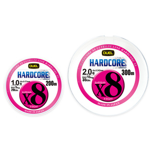 สายเบ็ดตกปลา DUEL HARDCORE x8 รุ่น MB/S/5CBL 150-200-300 ม. (ขนาด: 0.6/0.8/1/1.2/1.5/2/2.5/3/4) - Product Image 1