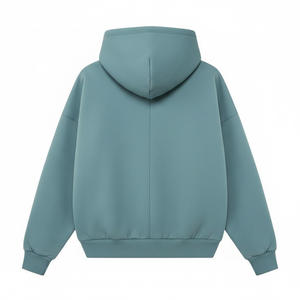 Hoodie d'hiver surdimensionné personnalisé très demandé, streetwear de haute qualité, 100% coton, pull molletonné uni pour homme, 3D - Product Image 2