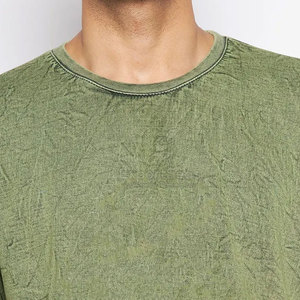 Venta directa de fábrica, camisetas de lavado ácido para hombres, peso ligero, tallas grandes, camisetas de lavado ácido para hombres a la venta - Product Image 6