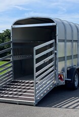 Remolques para Ganado Listos para Exportación, Económicos y de Calidad, Remolque Azul para Caballos con Revestimiento de Aluminio y Diseño de Doble Eje - Product Image 6