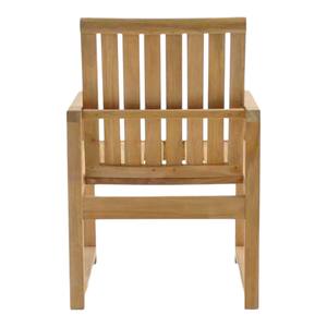 Fauteuil de jardin en teck massif résistant aux intempéries, design moderne à lattes, mobilier d'extérieur pour maison, villa et hôtel - Product Image 3