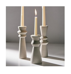 Bougeoirs cubiques en bois de Style le plus chaud pour la décoration de la maison, bougeoirs en bois pour le mariage - Product Image 1