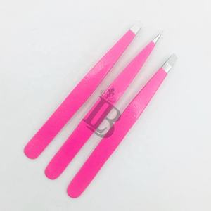 แหนบดึงขนคิ้วสีชมพูยอดนิยม ชุดแหนบดึงขนคิ้ว ราคาขายส่ง ปลายแหลม ใช้งานง่าย รับทำโลโก้ตามสั่ง - Product Image 2