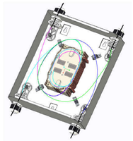 Boîte de rangement/conteneur de gestion de câbles à fibre optique murale FTTX/Data Center avec accessoires