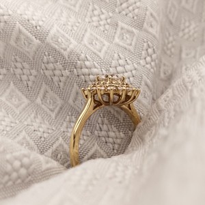 RB Gems Luxury 3D 10K Rose Gold VVS Moissanite Hip Hop Style Flower Cut Diamond Ring pour hommes Iced Wedding Parties - Product Image 2