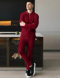 Custom 420GSM Heavy Terry Tracksuit Men Hoodie Jogger Pants Embroidery Logo Khaki <b>Green</b> Winter Sportswear Two Piece Set - Product Image 5