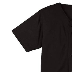 เสื้อเบสบอลแบบติดกระดุมเสื้อเบสบอลสีล้วนสำหรับทุกเพศ - Product Image 4