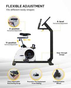 Vélo d'exercice magnétique vertical commercial avec application pour les salles de sport et les centres de thérapie de réadaptation, fourniture de Taïwan - Product Image 6
