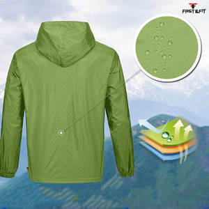 แจ็คเก็ตกันลมกันน้ำน้ำหนักเบาบุผ้าขนแกะเสื้อแจ็คเก็ตกันฝนออกแบบได้ตามต้องการ - Product Image 4