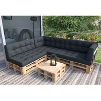 Sofá de paleta de madera NATURAL, único y moderno, duradero, de VIETNAM, gran oferta