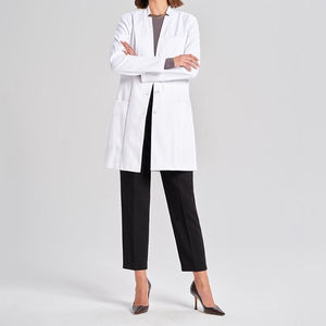 Meilleur blouse de laboratoire blanche unisexe coton polyester sciences médicales médecin infirmière uniformes d'hôpital pour hommes femmes gommage blouse de laboratoire d'infirmière - Product Image 3