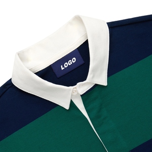 เสื้อรักบี้ระบายอากาศได้ดีมีลายสำหรับงานหนักพร้อมไหล่เสริมความชื้นมีหางยาวเพื่อความสบาย - Product Image 2